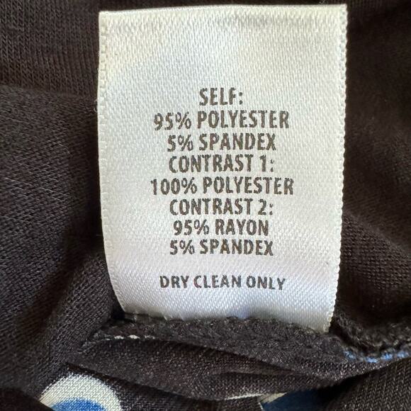 Bailey 44 Wrap Top Size Medium Blue Black - Picture 8 of 11